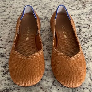 EUC Rothy’s The Flat Brandy size 9 (worn twice)